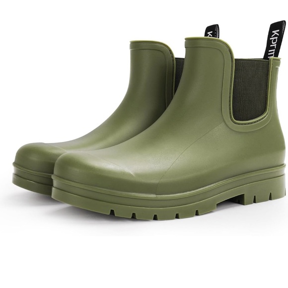 Kprm Shoes - Short Waterproof Ankle Rubber Garden Rainboots for Mud Gardening Yard Farm Sz 7